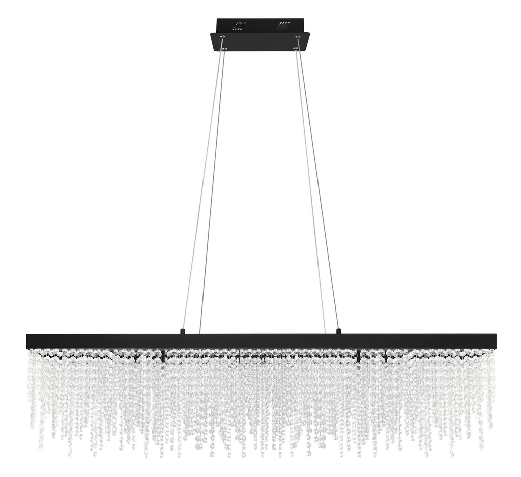 Luminaria decorativa colgante de LED integrado 42W, 3000K, 5500lm