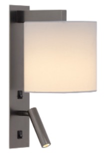 Luminaria tipo aplique para una lampara base E26