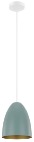Luminaria decorativa colgante para lampara base E26. 120V, hasta 75W. Dry Location