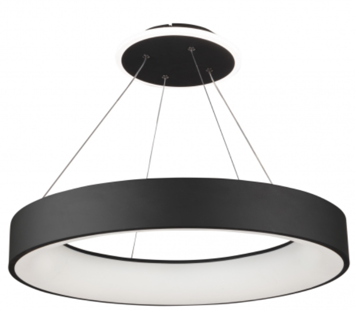 Luminaria decorativa colgante de 31.5" de LED integrado de 60W, CCT 3000k 4000K 5000K,4920lm. Dimeable Smart.