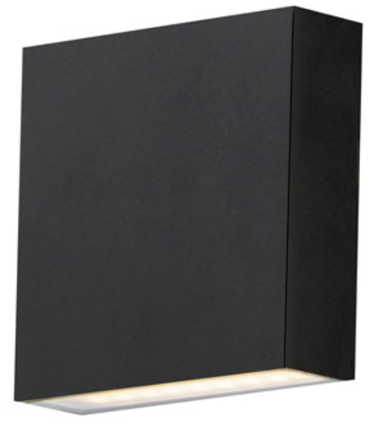 Luminaria tipo aplique de exterior 4.75" de LED integrado 8 W, 3000 K, 500 lm. Dimeable TRIAC/ELV. Wet Location