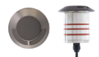 Luminaria para empotrar en piso 2" de LED integrado 4W, 3000K, 3lm. No dimeable. Wet Location