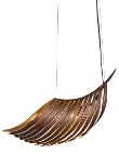 Luminaria decorativa colgante 30", para lámpara base E26. 120 V, hasta 60 W. Damp Location