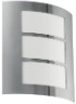Luminaria tipo aplique de exterior para lampara base E27. 220‑240 V, hasta 60 W. Wet Location