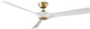 Ventilador de Cielo Torque 58" Sin luz. Control remoto Bluetooth incluido. Wet Location