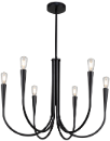 Luminaria decorativa colgante, para lampara base E12. 120V, hasta 40W. Dry Location