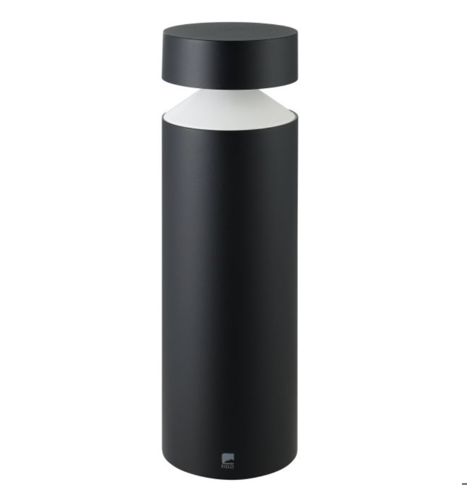 Luminaria tipo bolardo de 45cm de altura, de LED integrado 11W 1300lm 3000K