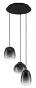 Luminaria decorativa colgante, para 3 lámparas base E26. 120V, hasta 60W. Dry Location