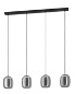 Luminaria decorativa colgante, para 4 lámparas base E26. 120V, hasta 60W. Dry Location