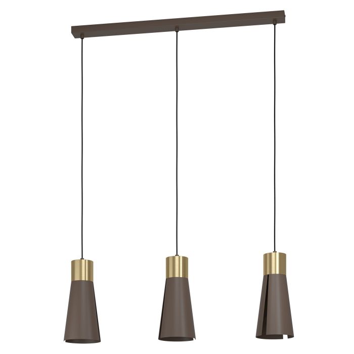 Luminaria decorativa colgante para 3 Lamparas base GU10
