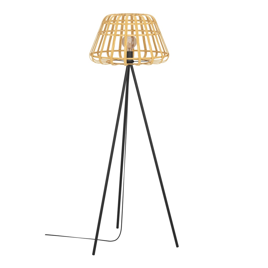 Luminaria decorativa de pie para una lampara base E27