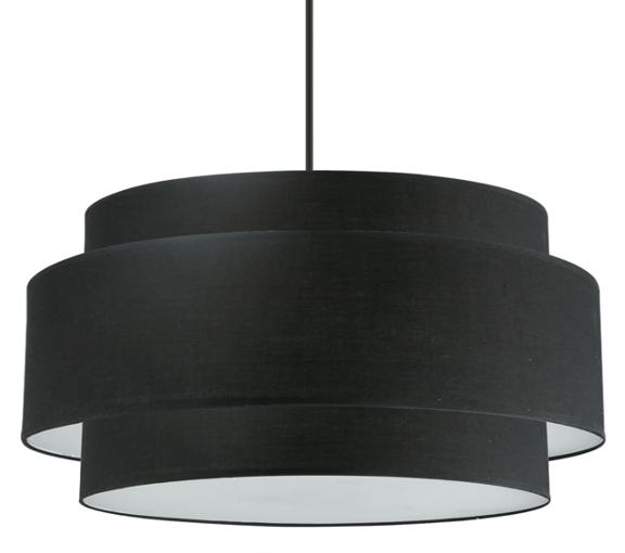 Luminaria decorativa colgante para 4 lamparas base E26