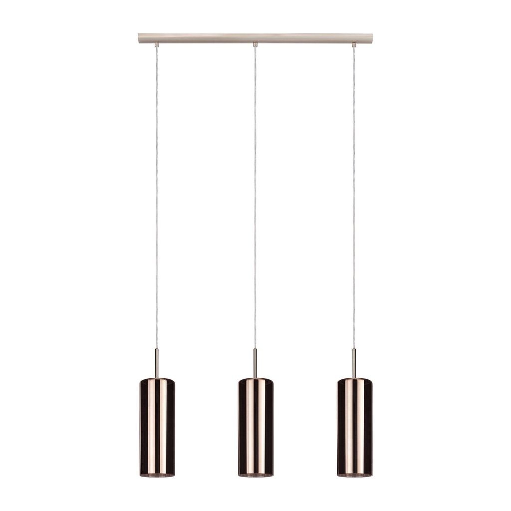 Luminaria decorativa colgante para 3 lamparas base E27