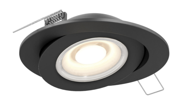 Luminaria de empotrar en cielo 6" dirigible de LED integrado, de 14.5W, CCT 27-30-35-40-5000K, 1050lm. Dimeable TRIAC. Damp Location