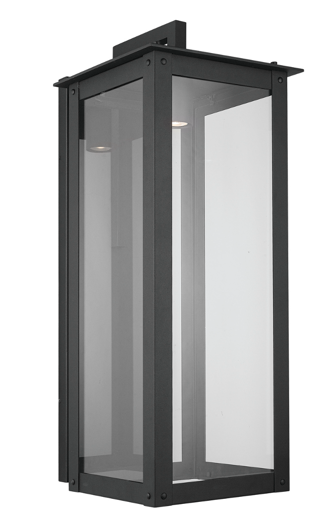 Luminaria tipo aplique de exterior para una lampara base GU10