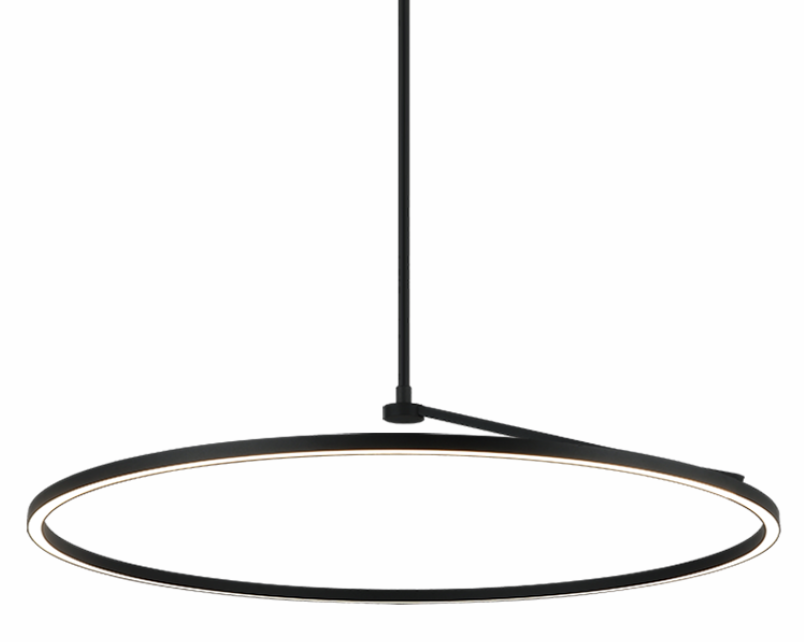Luminaria decorativa colgante de LED integrado 48W, CCT 30-40-5000K, 4800lm. Dimeable