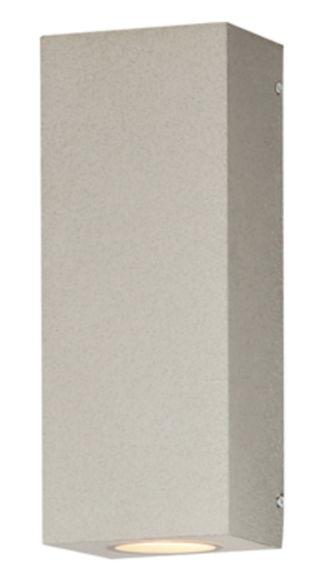 [E14374-SSN] Luminaria tipo aplique decorativo para 2 lamparas base E26 de 7W 1200lm 3000K. Dimeable TRIAC