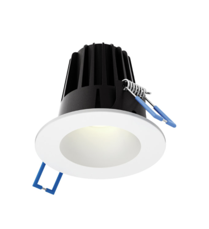 Luminaria de empotrar en cielo, de 2" redondo, de LED integrado de 8W 600lm CCT 27-30-35-40-5000k. Dimeable. Wet Location