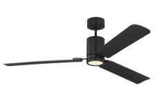 Ventilador Cleancut 62" de LED integrado 19,2W con control remoto. Damp Rated