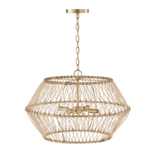 [344142MA] Luminaria decorativa colgante para 4 lamparas base E12