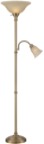 [LS-82550AB] Luminaria decorativa de pie para 2 lamparas base E27