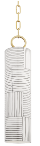 [2384-AGB/ST] Luminaria decorativa colgante para una lampara base E26