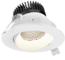 Luminaria para empotrar en cielo 3,5" de LED integrado 12W, 825lm, 2200- 3000K. Dimeable ELV, TRIAC. Wet Location