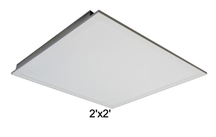 [L05637] Panel LED 2x2 de 25-40W, 2750-3300-4400lm, 35-40-5000K. Dimeable 0-10V. Damp Location