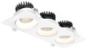 [GBR35-CC-TRIO] Luminaria para empotrar en cielo 3×3,5" de LED integrado 36W, 3010lm, 27-30-35-40-5000K. Dimeable ELV, TRIAC. Wet Location