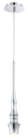 [28405­-024] Luminaria decorativa colgante para lampara base GU10
