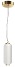 [RMA-1210LEDP-AGB] Luminaria decorativa colgante de LED integrado 10W, 3000K, 540lm. Dimeable ELV. Damp Location