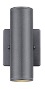 [84003A] Luminaria tipo aplique de exterior, para lámpara base MR16, base GU10. 120V, hasta 50W