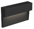 [LEDSTEP001D-BK] Luminaria tipo step lights de LED integrado 3W 3000K 90lm. Dimeable ELV, TRIAC