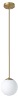 [206429A] Luminaria decorativa colgante para lámpara base A19, base E26. 120V, hasta 60W. Dry Location