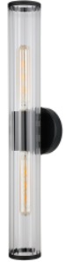 [204539A] Luminaria tipo aplique de interior, para lámpara base T10, base E26. 120V, hasta 2x40W. Damp Location