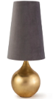 [13-1390] Luminaria decorativa de mesa para lámpara A19, base E26.