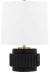 [HL452201-MB] Luminaria decorativa de mesa para lámpara tipo A19, base E26. 120 V, hasta 60 W. Dry Location