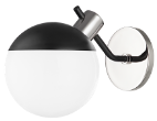 [H573101-PN/SBK] Luminaria tipo aplique de interior, para lámpara G9. 120 V, hasta 4 W. Damp Location