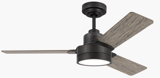 Ventilador Jovie de 44" LED integrado de 18W con cambio de color de temperatura 2700K 3000K 4000K. Con control de pared. Damp location