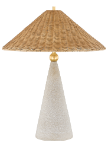 [HL968201-AGB/CDW] Luminaria decorativa de mesa, para lámpara  base E26. 120 V, hasta 15 W. Dry Location
