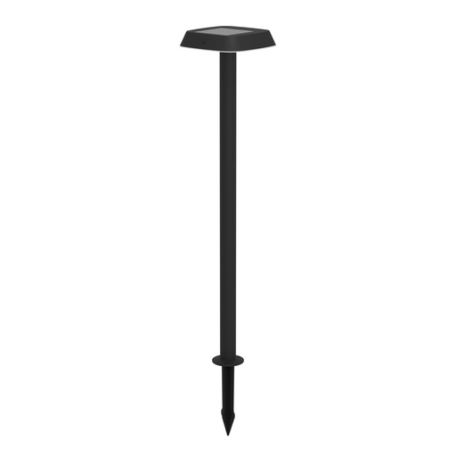 [901072] Luminaria tipo bolardo solar de LED integrado con sensor, 8,8 W, 1030lm, 3000 K. No Dimeable. Wet Location