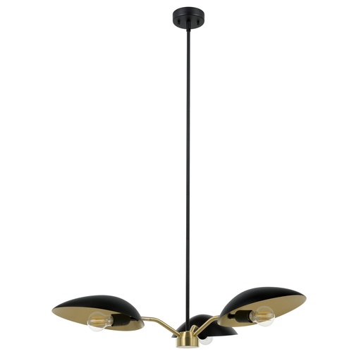 [205764A] Luminaria decorativa colgante para lámpara base E26. 120 V, hasta 60 W. Dry Location