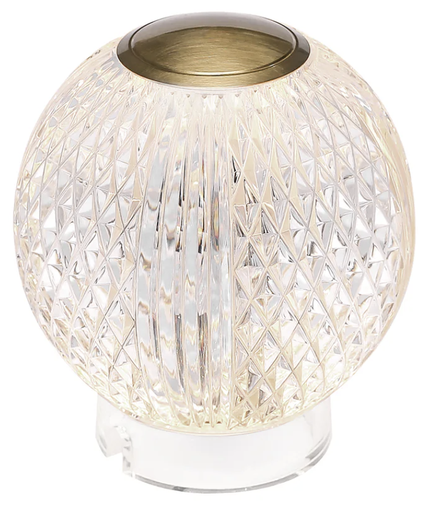 Luminaria decorativa de mesa 3" de LED integrado 1.5W, CCT 3000K, 150lm. Dimeable 3-Step touch