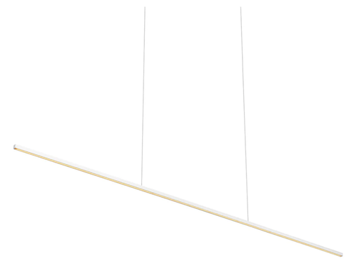 Luminaria decorativa colgante 60" de LED integrado 42W, CCT 3000K, 3390lm. Dimeable TRIAC/ELV