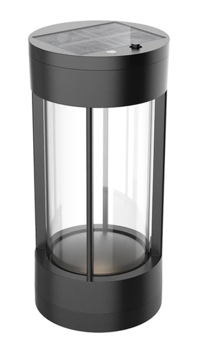 [EL17610-BK] Luminaria portatil solar de LED integrado 10", 3W, 3000K, 240lm