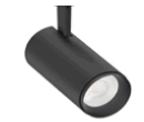 Luminaria para riel, tipo reflector de LED integrado de 10W, CCT 27-30-35-40-5000K,1000lm,. Dimeable TRIAC.