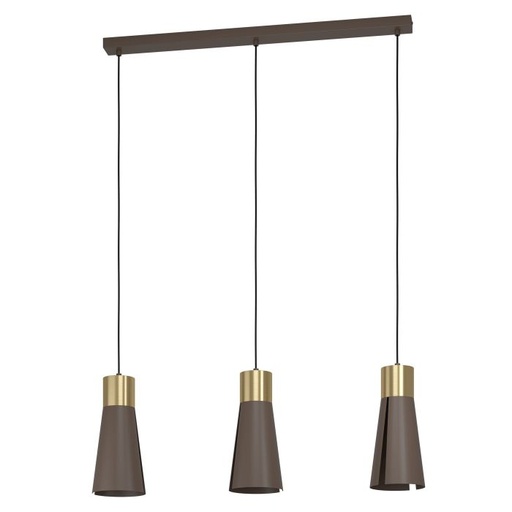 [98839] Luminaria decorativa colgante para 3 Lamparas base GU10