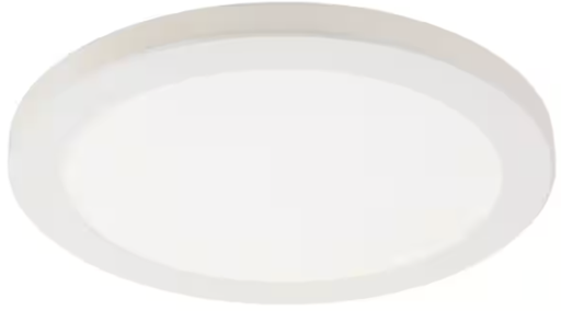 [7205-3K-WH] Luminaria de sobreponer en cielo 6" de LED integrado, de 10W, CCT 3000K. Dimeable. Damp location.