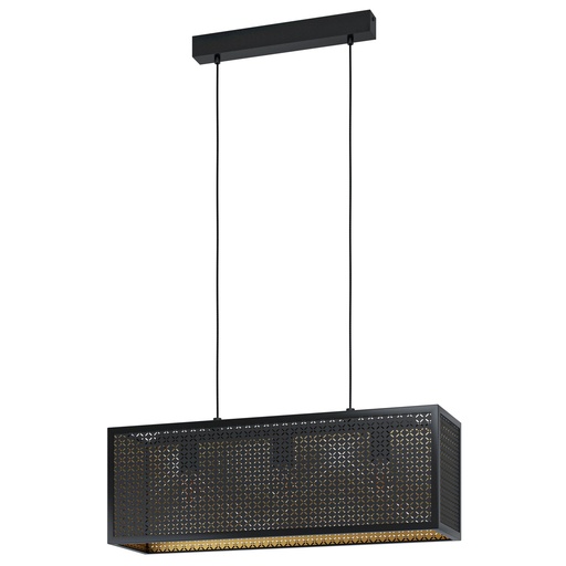 [43559] Luminaria decorativa colgante para 3 lamparas base E27