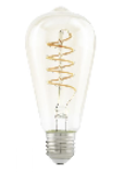 [11681S] Lampara LED ST64 4W base E27, 2200K, 260lm